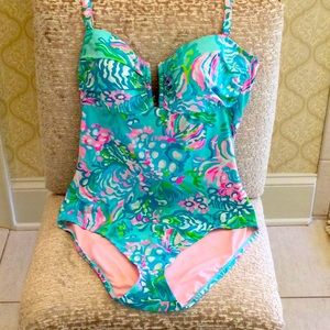 Lilly Pulitzer swimsuit.